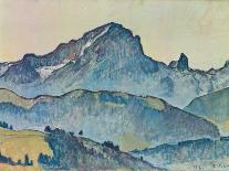 The Eiger, Monch and Jungfrau Peaks Above the Foggy Sea-Ferdinand Hodler-Photographic Print