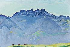 Lake Thun and the Stockhorn Mountains, 1910-Ferdinand Hodler-Giclee Print