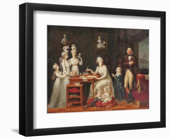 Ferdinand Ier (Roi Des Deux-Siciles) (1751-1825) - King Ferdinand IV of Naples and Sicily with His-Anonymous Anonymous-Framed Giclee Print