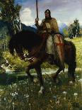 A Viking Celebration, 1925 (Oil on Canvas)-Ferdinand Leeke-Giclee Print