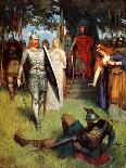 Thus it was that Parsifal began his pilgrimage, from 'The Stories of Wagner's Operas' by J. Walker-Ferdinand Leeke-Giclee Print