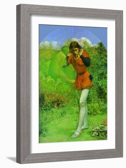 Ferdinand Lured by Ariel-John Everett Millais-Framed Art Print