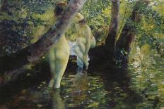 Girls Bathing-Ferdinand Max Bredt-Giclee Print