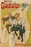 Poster Advertising Cycles Clement, Paris, Printed Bourgerie and Cie., C.1895 (Colour Litho)-Ferdinand Misti-mifliez-Premier Image Canvas