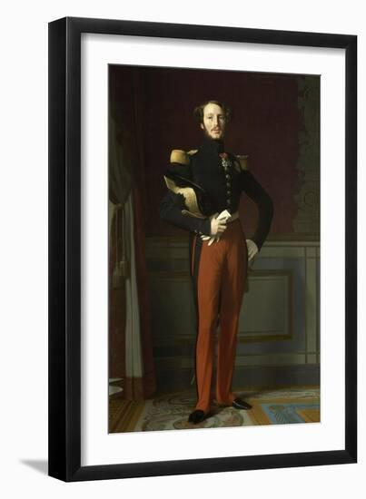 Ferdinand Philippe, duc d'Orléans (1810-1842), représenté en uniforme de général de division-Jean-Auguste-Dominique Ingres-Framed Giclee Print