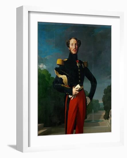 Ferdinand Philippe Louis, Duc D'Orleans (1810-1842)-Jean-Auguste-Dominique Ingres-Framed Giclee Print