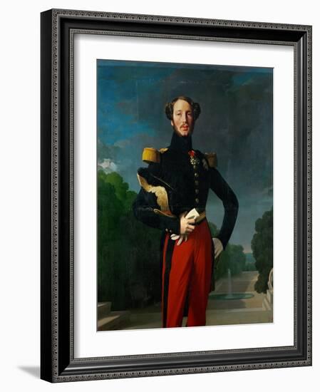 Ferdinand Philippe Louis, Duc D'Orleans (1810-1842)-Jean-Auguste-Dominique Ingres-Framed Giclee Print