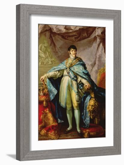 Ferdinand VII (1784-1833) of Bourbon, 1808-11 (Oil on Canvas)-Vicente Lopez y Portana-Framed Giclee Print