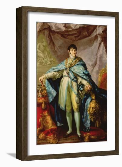 Ferdinand VII (1784-1833) of Bourbon, 1808-11 (Oil on Canvas)-Vicente Lopez y Portana-Framed Giclee Print