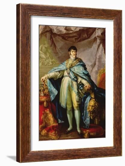 Ferdinand VII (1784-1833) of Bourbon, 1808-11 (Oil on Canvas)-Vicente Lopez y Portana-Framed Giclee Print