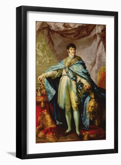 Ferdinand VII (1784-1833) of Bourbon, 1808-11 (Oil on Canvas)-Vicente Lopez y Portana-Framed Giclee Print