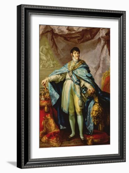 Ferdinand VII (1784-1833) of Bourbon, 1808-11 (Oil on Canvas)-Vicente Lopez y Portana-Framed Giclee Print