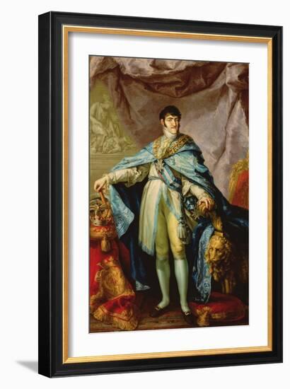 Ferdinand VII (1784-1833) of Bourbon, 1808-11 (Oil on Canvas)-Vicente Lopez y Portana-Framed Giclee Print