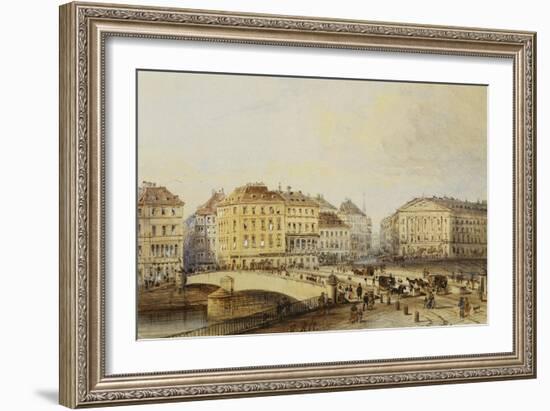 Ferdinandbrucke-(Follower of) Rudolf Alt-Framed Giclee Print