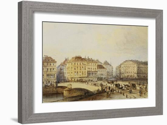 Ferdinandbrucke-(Follower of) Rudolf Alt-Framed Giclee Print