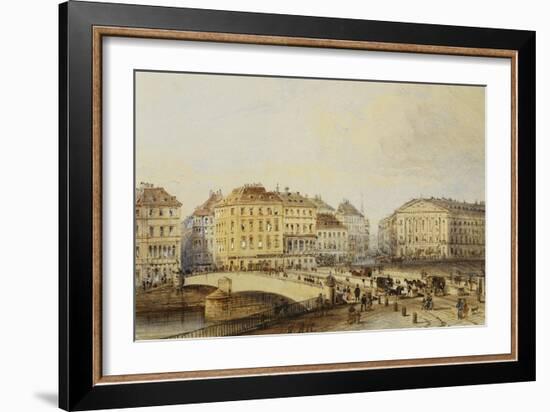 Ferdinandbrucke-(Follower of) Rudolf Alt-Framed Giclee Print