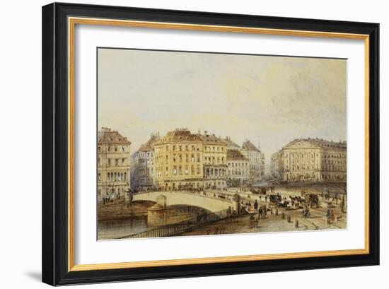 Ferdinandbrucke-(Follower of) Rudolf Alt-Framed Giclee Print