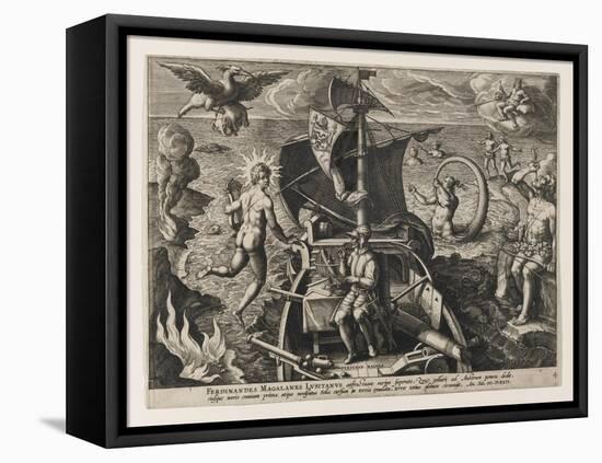 Ferdinandes Magallanes Lusitanus (Americae Retecti), 1591-Philipp Galle-Framed Premier Image Canvas