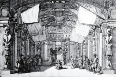 Set Design for Play Performed in Florence, in Room Designed-Ferdinando Tacca-Giclee Print