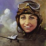 Amy Johnson Who Flew from Croydon to Capetown-Ferdinando Tacconi-Giclee Print