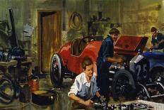 Juan-Manuel Fangio Was an Apprentice to Racing Driver Viggiano-Ferdinando Tacconi-Giclee Print