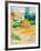 Ferme a Arles-Paul Gauguin-Framed Art Print