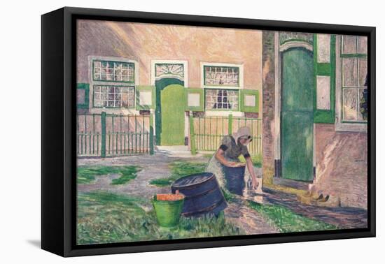 'Ferme en Zud-Beveland', c1899-Emile Claus-Framed Premier Image Canvas