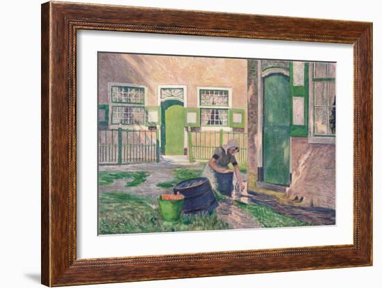 'Ferme en Zud-Beveland', c1899-Emile Claus-Framed Giclee Print