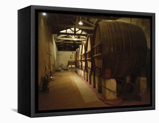Fermentation Vats in Winery, Domaine Saint Martin De La Garrigue, Montagnac-Per Karlsson-Framed Premier Image Canvas