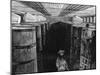 Fermenting Cellar in an American Brewery, 1885-null-Mounted Giclee Print