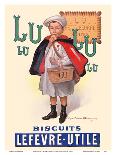 Lu Biscuits - The Little Student (Le Petit Ecolier) - Lefèvre-Utile (LU)-Fermin Bouisset-Framed Art Print