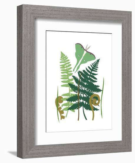 Fern Fantasy Garden I-Alicia Ludwig-Framed Art Print