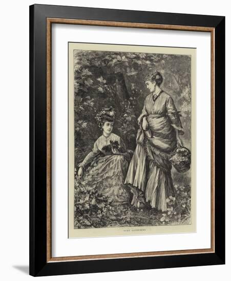 Fern Gatherers-Henry Woods-Framed Giclee Print