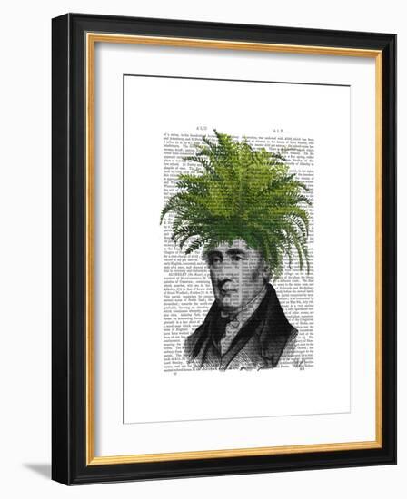 Fern Head Plant Head-Fab Funky-Framed Premium Giclee Print