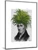 Fern Head Plant Head-Fab Funky-Mounted Art Print