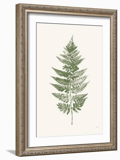 Fern Print I White Crop-Moira Hershey-Framed Art Print