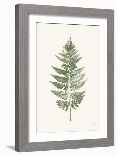 Fern Print I White Crop-Moira Hershey-Framed Art Print