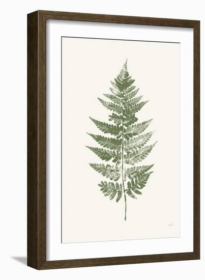 Fern Print I White Crop-Moira Hershey-Framed Art Print