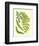 Fern with Crackle Mat II-Samuel Curtis-Framed Art Print