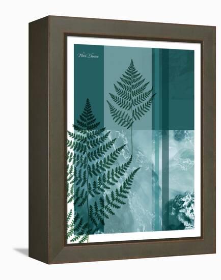 Fern-Flora Danica-Framed Stretched Canvas