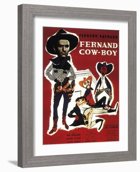 Fernand Cow-Boy, 1956-Marcel Dole-Framed Giclee Print