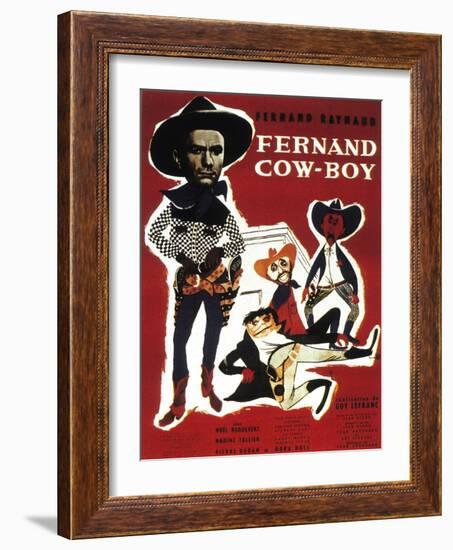 Fernand Cow-Boy, 1956-Marcel Dole-Framed Giclee Print