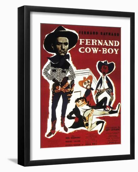 Fernand Cow-Boy, 1956-Marcel Dole-Framed Giclee Print