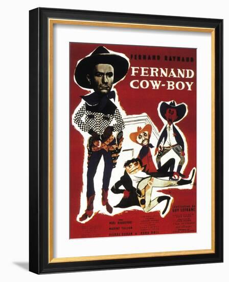 Fernand Cow-Boy, 1956-Marcel Dole-Framed Giclee Print