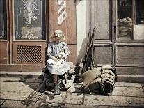 Three Children Playing with Bowling Pins at the Place Drouet d'Erlon, Reims, Marne, France, 1917-Fernand Cuville-Giclee Print