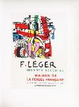 Les oiseaux-Fernand Leger-Framed Art Print