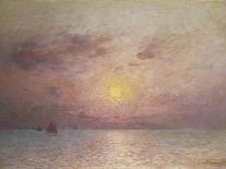 Sailing on the Sea, Evening; Voiliers Sur La Mer, Le Soir-Fernand Loyen du Puigaudeau-Framed Giclee Print