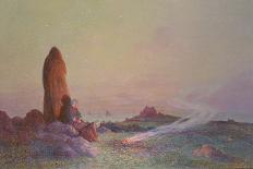 The Menhir (Oil on Canvas)-Fernand Loyen du Puigaudeau-Giclee Print