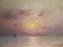 Sailing on the Sea, Evening-Fernand Puigaudeau-Giclee Print
