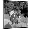 Fernand Raynaud with His Wife Renée and His Son Pascal-Marcel DR-Mounted Photographic Print